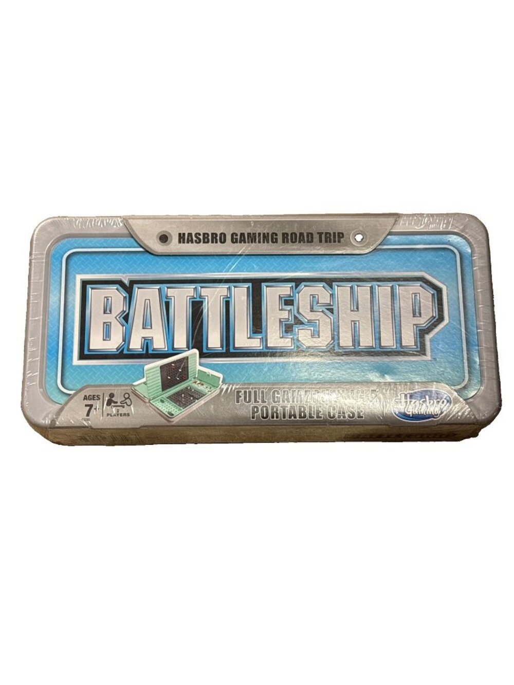 Hasbro Gaming Road Trip Series BATTLESHIP Portable Tin Case Travel Game Sealed